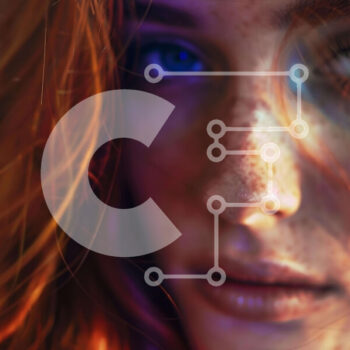 Intra Συλλεκτικό Ξύλινο Παζλ Plywood  4mm - Πορτρέτο γυναίκας με κόκκινα μαλλιά και μπλε μάτια Σε Ξύλινο Κουτί - Διαστάσεις Puzzle: 10x10 cm – 25 κομμάτια - Image 1