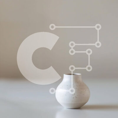 Intra Συλλεκτικό Ξύλινο Παζλ Plywood 4mm - Μικρό λευκό βάζο σε άδειο τραπέζι Σε Ξύλινο Κουτί - Διαστάσεις: 10x10 cm – 25 κομμάτια - Image 1