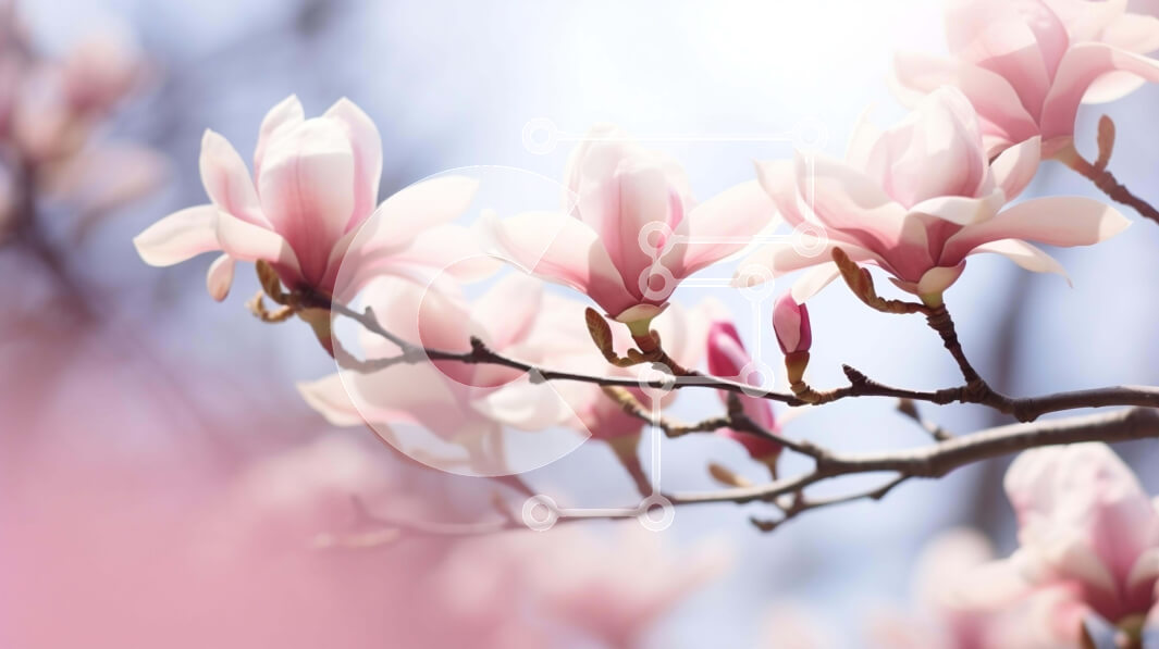 Intra Συλλεκτικό Ξύλινο Παζλ Plywood  4mm - Ανοιξιάτικα άνθη στο κλαδί δέντρου Σε Ξύλινο Κουτί - Διαστάσεις: 10x10 cm – 25 κομμάτια