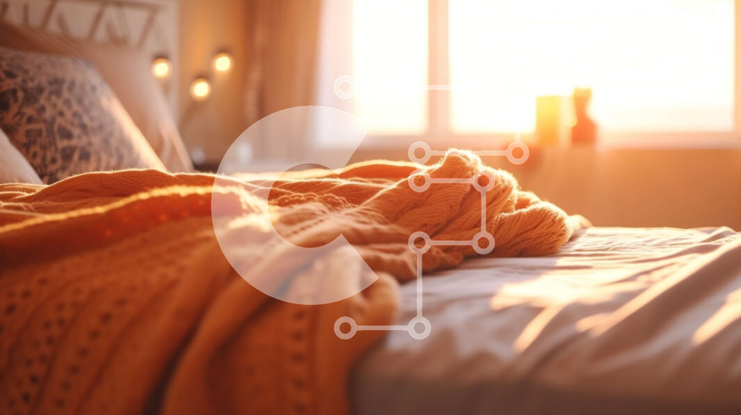 Intra Συλλεκτικό Ξύλινο Παζλ Plywood  4mm - Ζεστό και φιλόξενο υπνοδωμάτιο με μαλακή κουβέρτα και μαξιλάρια Σε Ξύλινο Κουτί - Διαστάσεις Puzzle: 10x10 cm – 25 κομμάτια