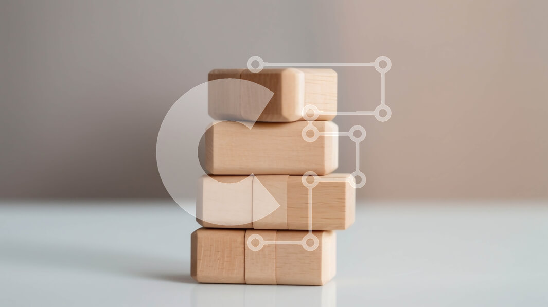 Intra Συλλεκτικό Ξύλινο Παζλ Plywood  4mm - Στοίβα από ξύλινα μπλοκ Σε Ξύλινο Κουτί - Διαστάσεις: 10x10 cm – 25 κομμάτια