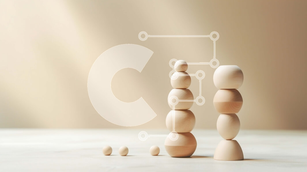 Intra Συλλεκτικό Ξύλινο Παζλ Plywood  4mm - Στοίβα από ξύλινα μπλοκ σε σχήμα πυραμίδας Σε Ξύλινο Κουτί - Διαστάσεις Puzzle: 10x10 cm – 25 κομμάτια