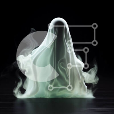 Intra Συλλεκτικό Ξύλινο Παζλ Plywood 4mm - Λευκό φάντασμα που επιπλέει στον αέρα Σε Ξύλινο Κουτί - Διαστάσεις Puzzle: 10x10 cm – 25 κομμάτια - Image 1