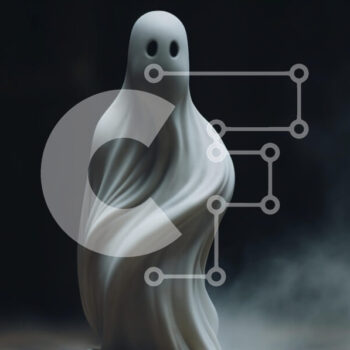 Intra Συλλεκτικό Ξύλινο Παζλ Plywood  4mm - Λευκό φάντασμα στο σκοτάδι Σε Ξύλινο Κουτί - Διαστάσεις Puzzle: 10x10 cm – 25 κομμάτια - Image 1