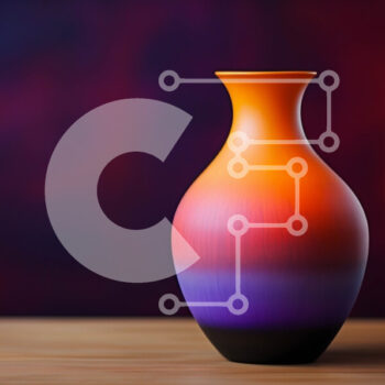 Intra Συλλεκτικό Ξύλινο Παζλ Plywood  4mm - Πολύχρωμο βάζο σε ξύλινο τραπέζι Σε Ξύλινο Κουτί - Διαστάσεις Puzzle: 10x10 cm – 25 κομμάτια - Image 1