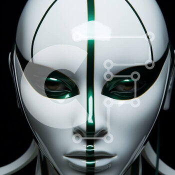 Intra Συλλεκτικό Ξύλινο Παζλ Plywood  4mm - Γυναίκα με λευκό και πράσινο κορμάκι με γυαλιά ηλίου Σε Ξύλινο Κουτί - Διαστάσεις Puzzle: 10x10 cm – 25 κομμάτια - Image 1