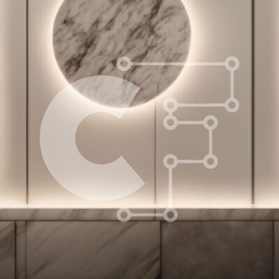 Intra Συλλεκτικό Ξύλινο Παζλ Plywood  4mm - Κυκλικό φωτιστικό σε τοίχο που φωτίζεται από λευκά φώτα LED Σε Ξύλινο Κουτί - Διαστάσεις Puzzle: 10x10 cm – 25 κομμάτια - Image 1