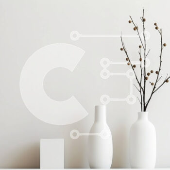 Intra Συλλεκτικό Ξύλινο Παζλ Plywood  4mm - Λευκά βάζα με αποξηραμένα κλαδιά στο ράφι Σε Ξύλινο Κουτί - Διαστάσεις Puzzle: 10x10 cm – 25 κομμάτια - Image 1