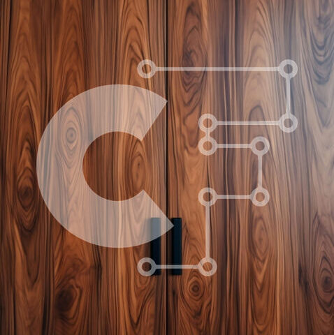 Intra Συλλεκτικό Ξύλινο Παζλ Plywood  4mm - Ξύλινες πόρτες ντουλαπιών με υφή Σε Ξύλινο Κουτί - Διαστάσεις Puzzle: 10x10 cm – 25 κομμάτια - Image 1