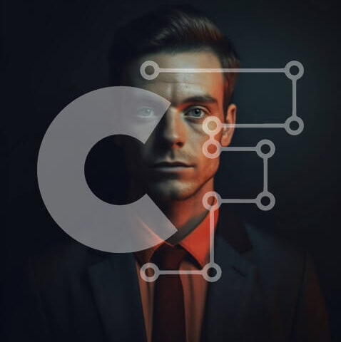 Intra Συλλεκτικό Ξύλινο Παζλ Plywood  4mm - Επαγγελματική φωτογραφία ενός άνδρα με μαύρο κοστούμι και κόκκινη γραβάτα Σε Ξύλινο Κουτί - Διαστάσεις Puzzle: 10x10 cm – 25 κομμάτια - Image 1