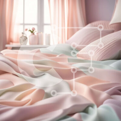 Intra Συλλεκτικό Ξύλινο Παζλ Plywood  4mm - Άνετο ροζ και λευκό υπνοδωμάτιο με λουλουδάτο κάλυμμα Σε Ξύλινο Κουτί - Διαστάσεις Puzzle: 10x10 cm – 25 κομμάτια - Image 1