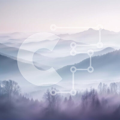 Intra Συλλεκτικό Ξύλινο Παζλ Plywood  4mm - Εκπληκτικό ορεινό τοπίο με ομίχλη και χιόνι Σε Ξύλινο Κουτί - Διαστάσεις: 10x10 cm – 25 κομμάτια - Image 1