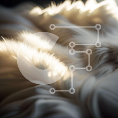 Intra Συλλεκτικό Ξύλινο Παζλ Plywood  4mm - Όμορφη κινηματογράφηση σε πρώτο πλάνο της λευκής ασαφής κουβέρτας με το φως του ήλιου Σε Ξύλινο Κουτί - Διαστάσεις Puzzle: 10x10 cm – 25 κομμάτια - Image 1