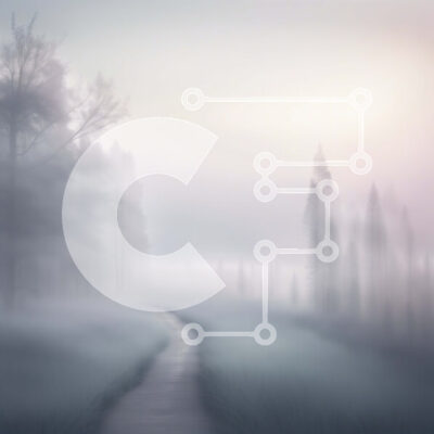 Intra Συλλεκτικό Ξύλινο Παζλ Plywood  4mm - Όμορφη εικόνα ενός ομιχλώδους δασικού μονοπατιού Σε Ξύλινο Κουτί - Διαστάσεις: 10x10 cm – 25 κομμάτια - Image 1