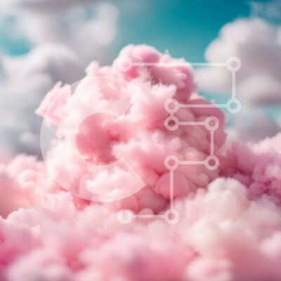 Intra Συλλεκτικό Ξύλινο Παζλ Plywood  4mm - Εκπληκτική εικόνα ενός ροζ σύννεφου στον ουρανό Σε Ξύλινο Κουτί - Διαστάσεις: 10x10 cm – 25 κομμάτια - Image 1