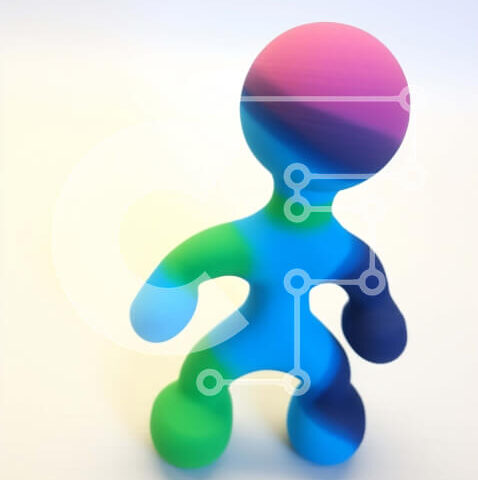 Intra Συλλεκτικό Ξύλινο Παζλ Plywood  4mm - Πολύχρωμη τρισδιάστατη φιγούρα παιχνιδιού σε λευκό φόντο Σε Ξύλινο Κουτί - Διαστάσεις Puzzle: 10x10 cm – 25 κομμάτια - Image 1