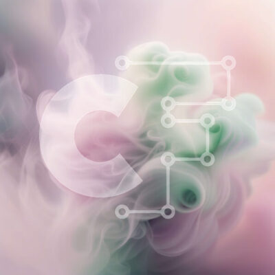 Intra Συλλεκτικό Ξύλινο Παζλ Plywood  4mm - Ζωντανή εικόνα του πολύχρωμου καπνού στροβιλισμού Σε Ξύλινο Κουτί - Διαστάσεις Puzzle: 10x10 cm – 25 κομμάτια - Image 1