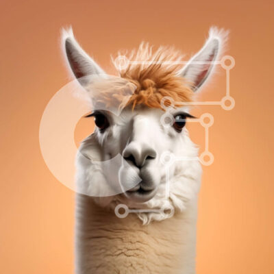 Intra Συλλεκτικό Ξύλινο Παζλ Plywood  4mm - Αξιολάτρευτη εικόνα από κοντά μιας λάμα με χτένισμα Mohawk Σε Ξύλινο Κουτί - Διαστάσεις: 10x10 cm – 25 κομμάτια - Image 1