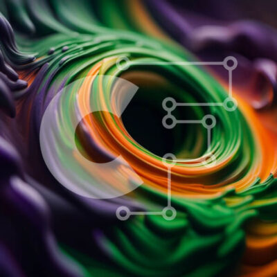 Intra Συλλεκτικό Ξύλινο Παζλ Plywood  4mm - Ζωντανή εικόνα από κοντά του στροβιλιζόμενου υγρού Σε Ξύλινο Κουτί - Διαστάσεις Puzzle: 10x10 cm – 25 κομμάτια - Image 1