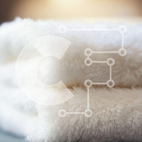 Intra Συλλεκτικό Ξύλινο Παζλ Plywood  4mm - Καθαρό και τακτοποιημένο: Λευκή πετσέτα διπλωμένη σε τραπέζι Σε Ξύλινο Κουτί - Διαστάσεις Puzzle: 10x10 cm – 25 κομμάτια - Image 1