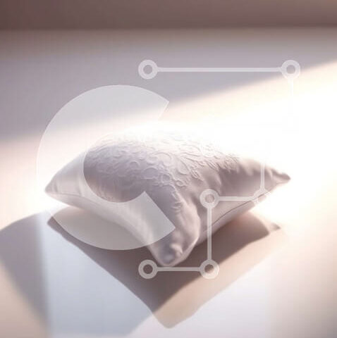 Intra Συλλεκτικό Ξύλινο Παζλ Plywood 4mm - Όμορφη εικόνα ενός λευκού μαξιλαριού σε μια ηλιόλουστη επιφάνεια Σε Ξύλινο Κουτί - Διαστάσεις Puzzle: 10x10 cm – 25 κομμάτια - Image 1