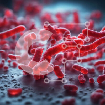 Intra Συλλεκτικό Ξύλινο Παζλ Plywood  4mm - Κοντινή όψη ενός κόκκινου αιμοσφαιρίου Σε Ξύλινο Κουτί - Διαστάσεις Puzzle: 10x10 cm – 25 κομμάτια - Image 1