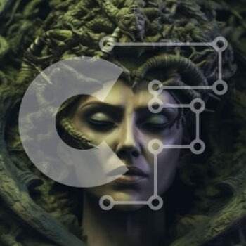 Intra Συλλεκτικό Ξύλινο Παζλ Plywood  4mm - Όμορφη γυναίκα με περίπλοκα λεπτομερή στέμμα από αμπέλια και λουλούδια Σε Ξύλινο Κουτί - Διαστάσεις Puzzle: 10x10 cm – 25 κομμάτια - Image 1