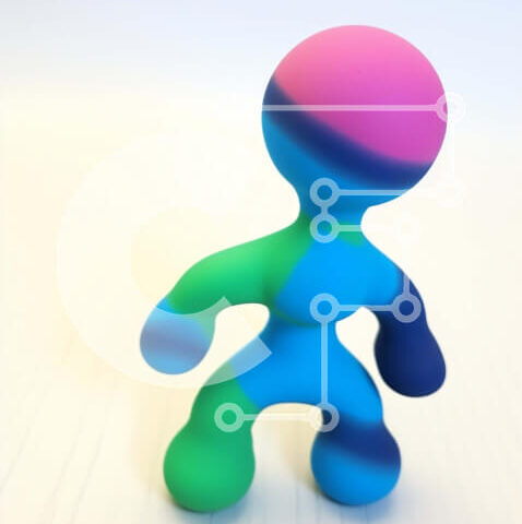 Intra Συλλεκτικό Ξύλινο Παζλ Plywood  4mm - Πολύχρωμο παιχνίδι που στέκεται όρθια Σε Ξύλινο Κουτί - Διαστάσεις Puzzle: 10x10 cm – 25 κομμάτια - Image 1