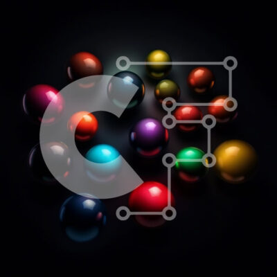 Intra Συλλεκτικό Ξύλινο Παζλ Plywood 4mm - Ζωντανές μπάλες σε σκοτεινό φόντο Σε Ξύλινο Κουτί - Διαστάσεις: 10x10 cm – 25 κομμάτια - Image 1