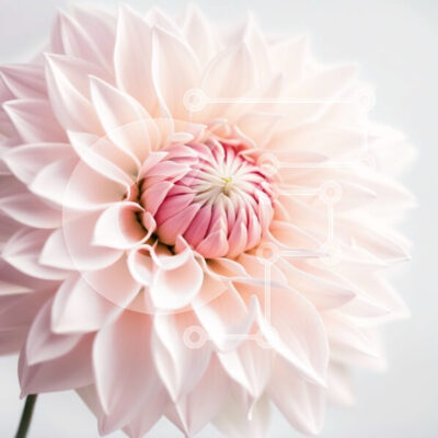 Intra Συλλεκτικό Ξύλινο Παζλ Plywood 4mm - Όμορφη εικόνα ενός ροζ λουλουδιού από κοντά Σε Ξύλινο Κουτί - Διαστάσεις: 10x10 cm – 25 κομμάτια - Image 1