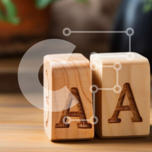 Intra Συλλεκτικό Ξύλινο Παζλ Plywood 4mm - Ξύλινα μπλοκ που συλλαβίζουν το γράμμα Α Σε Ξύλινο Κουτί - Διαστάσεις: 10x10 cm – 25 κομμάτια - Image 1