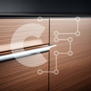 Intra Συλλεκτικό Ξύλινο Παζλ Plywood  4mm - Μοντέρνο ξύλινο ντουλάπι με λαβή από ανοξείδωτο ατσάλι Σε Ξύλινο Κουτί - Διαστάσεις Puzzle: 10x10 cm – 25 κομμάτια - Image 1