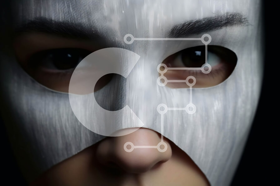 Intra Συλλεκτικό Ξύλινο Παζλ Plywood  4mm - Άτομο που φορά λευκή μάσκα Σε Ξύλινο Κουτί - Διαστάσεις Puzzle: 10x10 cm – 25 κομμάτια