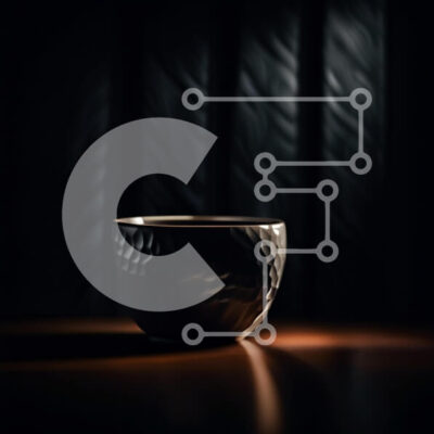 Intra Συλλεκτικό Ξύλινο Παζλ Plywood  4mm - Μινιμαλιστική εικόνα μιας μαύρης κούπας καφέ σε ένα ξύλινο τραπέζι Σε Ξύλινο Κουτί - Διαστάσεις Puzzle: 10x10 cm – 25 κομμάτια - Image 1