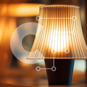 Intra Συλλεκτικό Ξύλινο Παζλ Plywood  4mm - Μοντέρνο Επιτραπέζιο Φωτιστικό με Λευκή Σκιά και Μαύρη Βάση Σε Ξύλινο Κουτί - Διαστάσεις Puzzle: 10x10 cm – 25 κομμάτια - Image 1