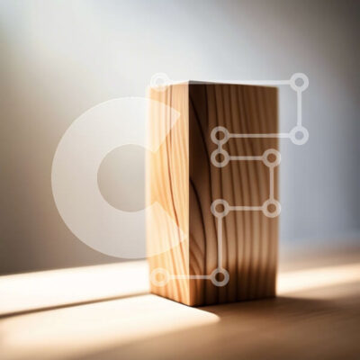 Intra Συλλεκτικό Ξύλινο Παζλ Plywood  4mm - Κομψή διακόσμηση από ξύλινο μπλοκ - Έμπνευση για την εσωτερική διακόσμηση Σε Ξύλινο Κουτί - Διαστάσεις Puzzle: 10x10 cm – 25 κομμάτια - Image 1