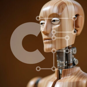 Intra Συλλεκτικό Ξύλινο Παζλ Plywood  4mm - Ξύλινο άγαλμα ανθρώπινης φιγούρας με ουδέτερη έκφραση Σε Ξύλινο Κουτί - Διαστάσεις Puzzle: 10x10 cm – 25 κομμάτια