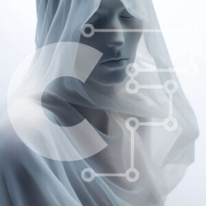 Intra Συλλεκτικό Ξύλινο Παζλ Plywood  4mm - Γυναίκα με καλυμμένο κεφάλι που στηρίζεται ή κοιμάται Σε Ξύλινο Κουτί - Διαστάσεις Puzzle: 10x10 cm – 25 κομμάτια