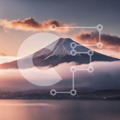 Intra Συλλεκτικό Ξύλινο Παζλ Plywood 4mm - Χιονισμένο βουνό στο ηλιοβασίλεμα με σύννεφα και ομίχλη Σε Ξύλινο Κουτί - Διαστάσεις: 10x10 cm – 25 κομμάτια - Image 1