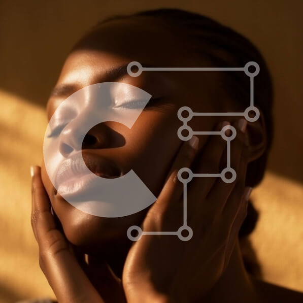 Intra Συλλεκτικό Ξύλινο Παζλ Plywood  4mm - Όμορφο ασπρόμαυρο πορτρέτο μιας γαλήνιας γυναίκας με μακριά σγουρά μαλλιά Σε Ξύλινο Κουτί - Διαστάσεις Puzzle: 10x10 cm – 25 κομμάτια