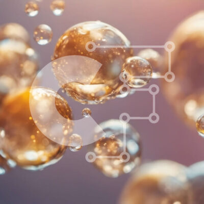 Intra Συλλεκτικό Ξύλινο Παζλ Plywood 4mm - Ομάδα χρυσών φυσαλίδων που επιπλέουν στον αέρα Σε Ξύλινο Κουτί - Διαστάσεις Puzzle: 10x10 cm – 25 κομμάτια - Image 1