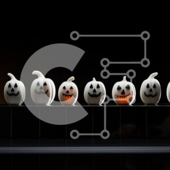 Intra Συλλεκτικό Ξύλινο Παζλ Plywood  4mm - Σειρά από λευκές κολοκύθες με φώτα Σε Ξύλινο Κουτί - Διαστάσεις Puzzle: 10x10 cm – 25 κομμάτια - Image 1