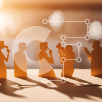 Intra Συλλεκτικό Ξύλινο Παζλ Plywood  4mm - Ομάδα σιλουέτα επιχειρηματιών Σε Ξύλινο Κουτί - Διαστάσεις Puzzle: 10x10 cm – 25 κομμάτια - Image 1