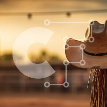 Intra Συλλεκτικό Ξύλινο Παζλ Plywood  4mm - Σκηνή ροντέο με καουμπόικο καπέλο στην καρέκλα Σε Ξύλινο Κουτί - Διαστάσεις Puzzle: 10x10 cm – 25 κομμάτια - Image 1