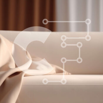 Intra Συλλεκτικό Ξύλινο Παζλ Plywood  4mm - Λευκός καναπές με ντυμένη κουβέρτα Σε Ξύλινο Κουτί - Διαστάσεις Puzzle: 10x10 cm – 25 κομμάτια - Image 1