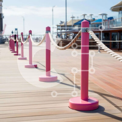 Intra Συλλεκτικό Ξύλινο Παζλ Plywood  4mm - Ξύλινος πεζόδρομος με βάρκες και ανθρώπους Σε Ξύλινο Κουτί - Διαστάσεις Puzzle: 10x10 cm – 25 κομμάτια - Image 1