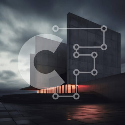 Intra Συλλεκτικό Ξύλινο Παζλ Plywood 4mm - Σύγχρονο κτήριο που φωτίζεται με κόκκινα φώτα τη νύχτα Σε Ξύλινο Κουτί - Διαστάσεις Puzzle: 10x10 cm – 25 κομμάτια - Image 1