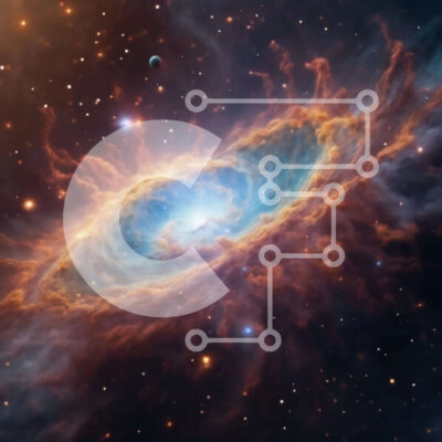 Intra Συλλεκτικό Ξύλινο Παζλ Plywood  4mm - Νεφέλωμα και αστέρια στο διάστημα Σε Ξύλινο Κουτί - Διαστάσεις Puzzle: 10x10 cm – 25 κομμάτια - Image 1