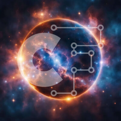 Intra Συλλεκτικό Ξύλινο Παζλ Plywood  4mm - Φωτεινό αστέρι στο διάστημα που περιβάλλεται από αστέρια Σε Ξύλινο Κουτί - Διαστάσεις Puzzle: 10x10 cm – 25 κομμάτια - Image 1