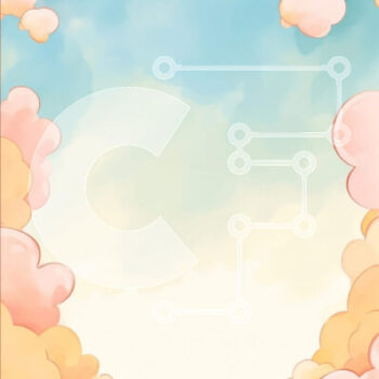 Intra Συλλεκτικό Ξύλινο Παζλ Plywood  4mm - Πολύχρωμο σύννεφα καρτούν φόντο Σε Ξύλινο Κουτί - Διαστάσεις Puzzle: 10x10 cm – 25 κομμάτια - Image 1